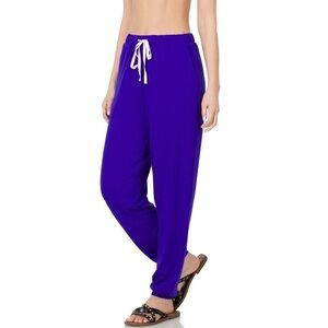 Bright Blue French Terry Joggers
